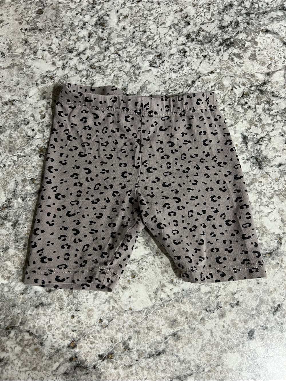 H&M Men's Leopard Print Bike Shorts - Taupe & Black